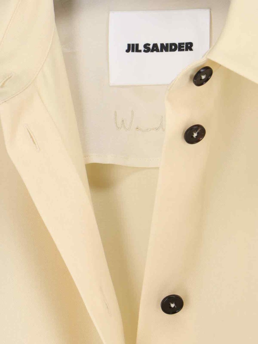 Jil Sander "coach Jacket With Logo Print"