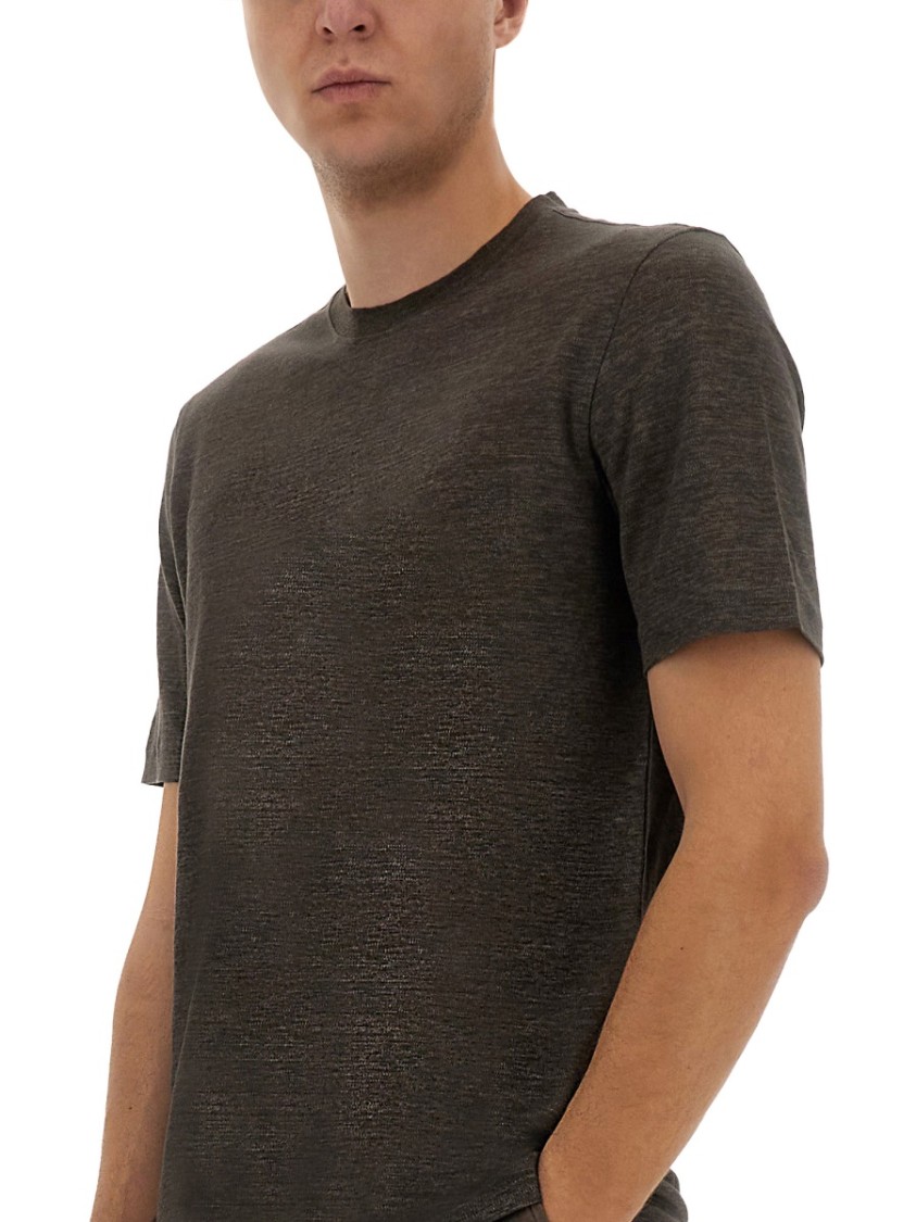 Shop Zegna Oasis Linen T-shirt