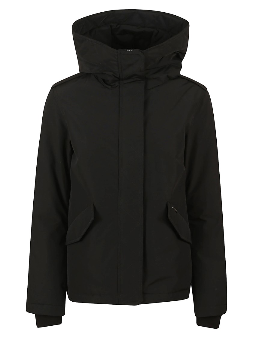 Woolrich Tailored Military Jacket In Black