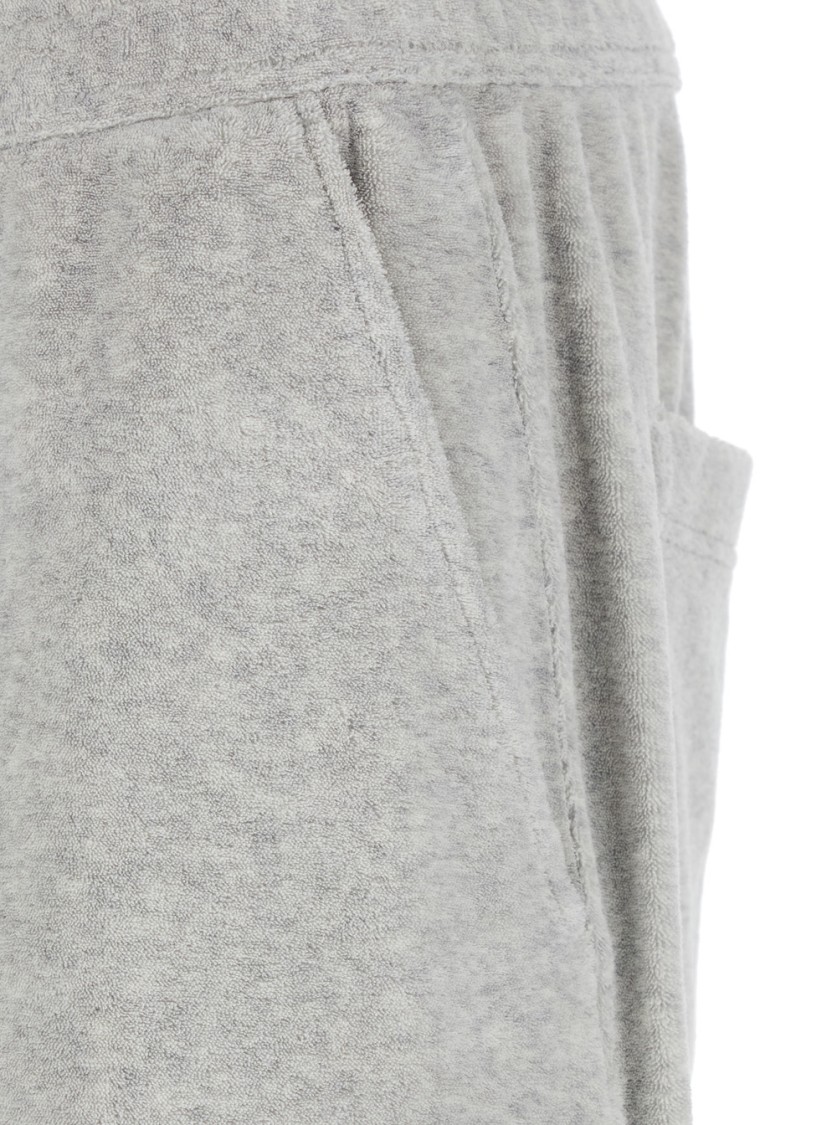 TOM FORD TOM FORD GREY COTTON BLEND SHORTS
