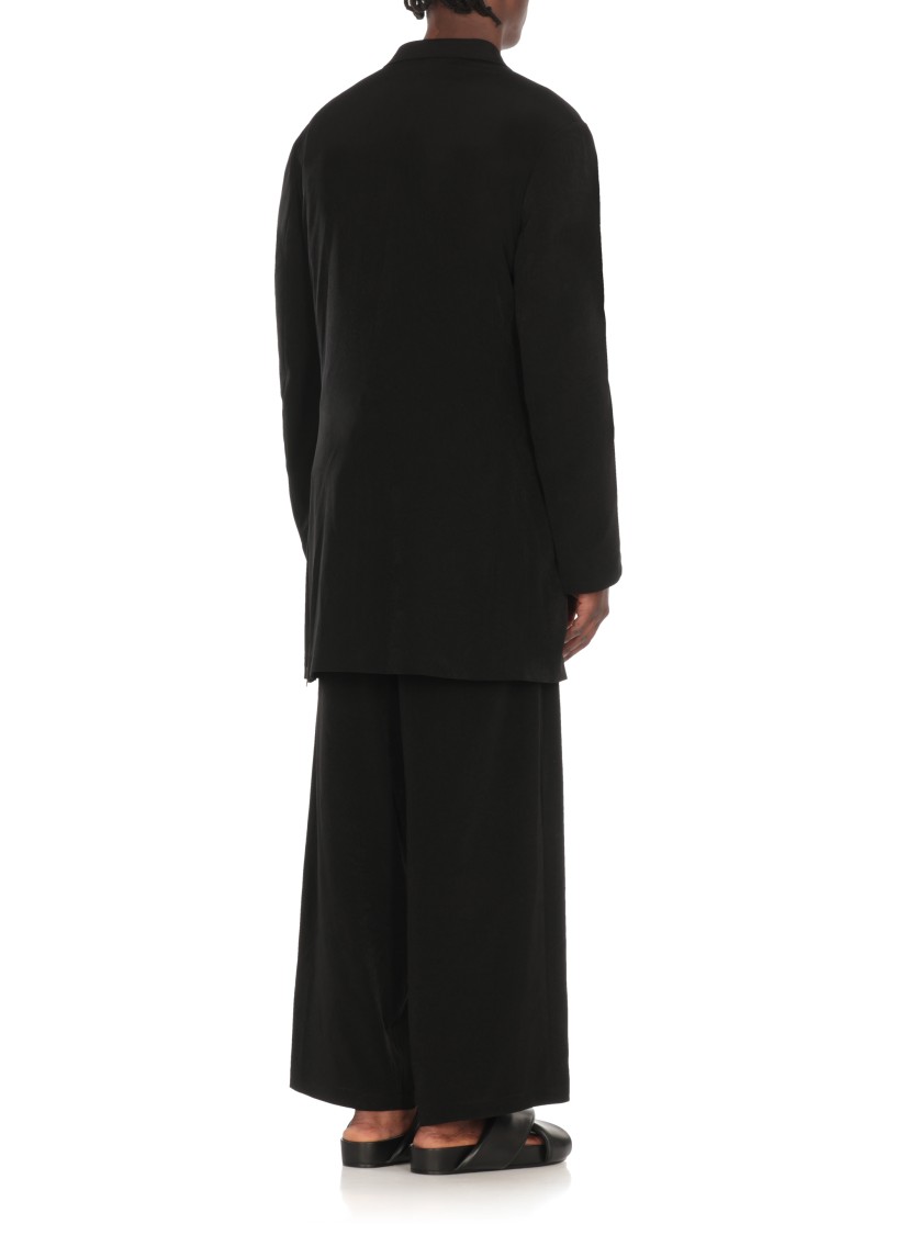Yohji Yamamoto Single-breasted Blazer With Back Opening