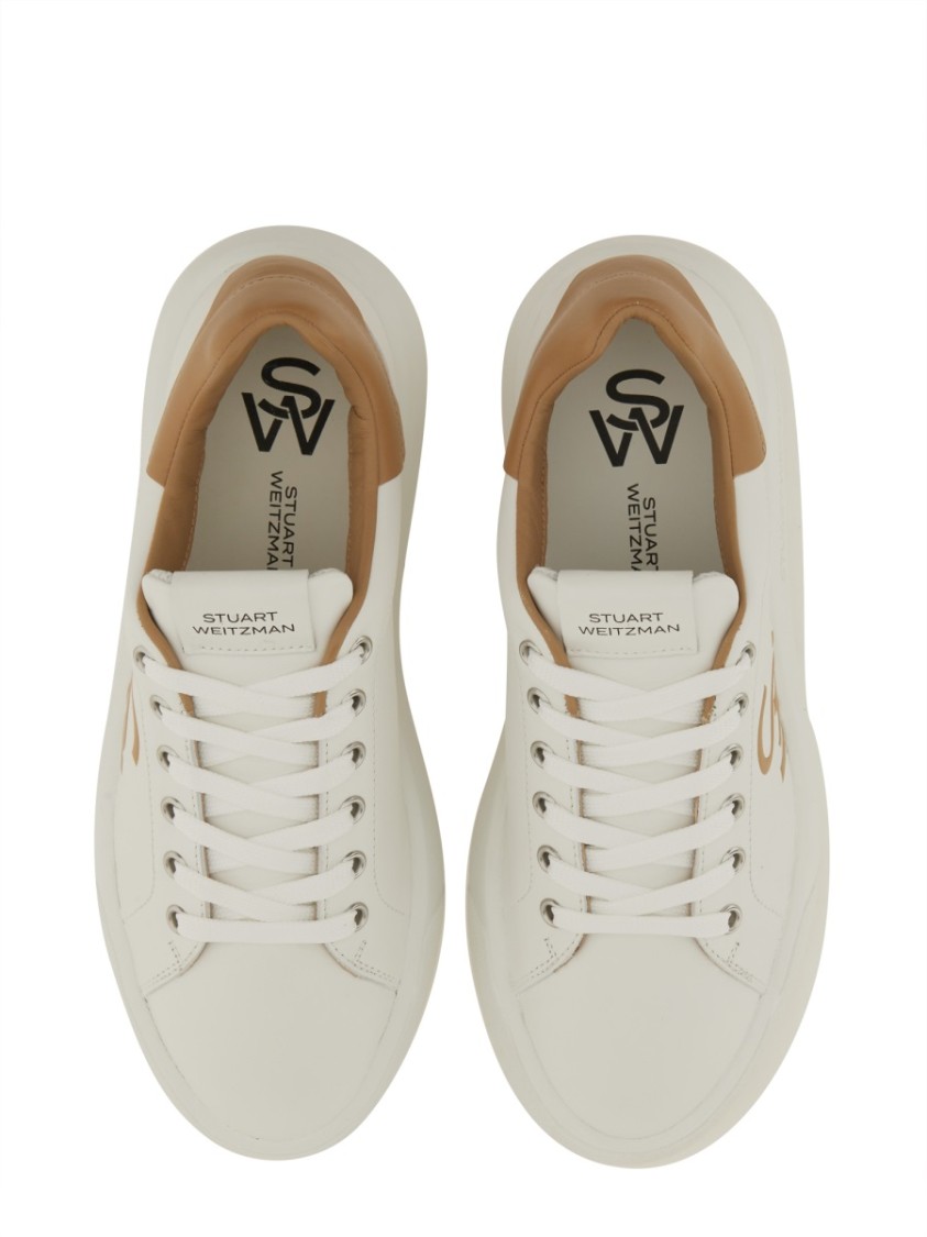 Stuart Weitzman Sw Pro Sneaker In White