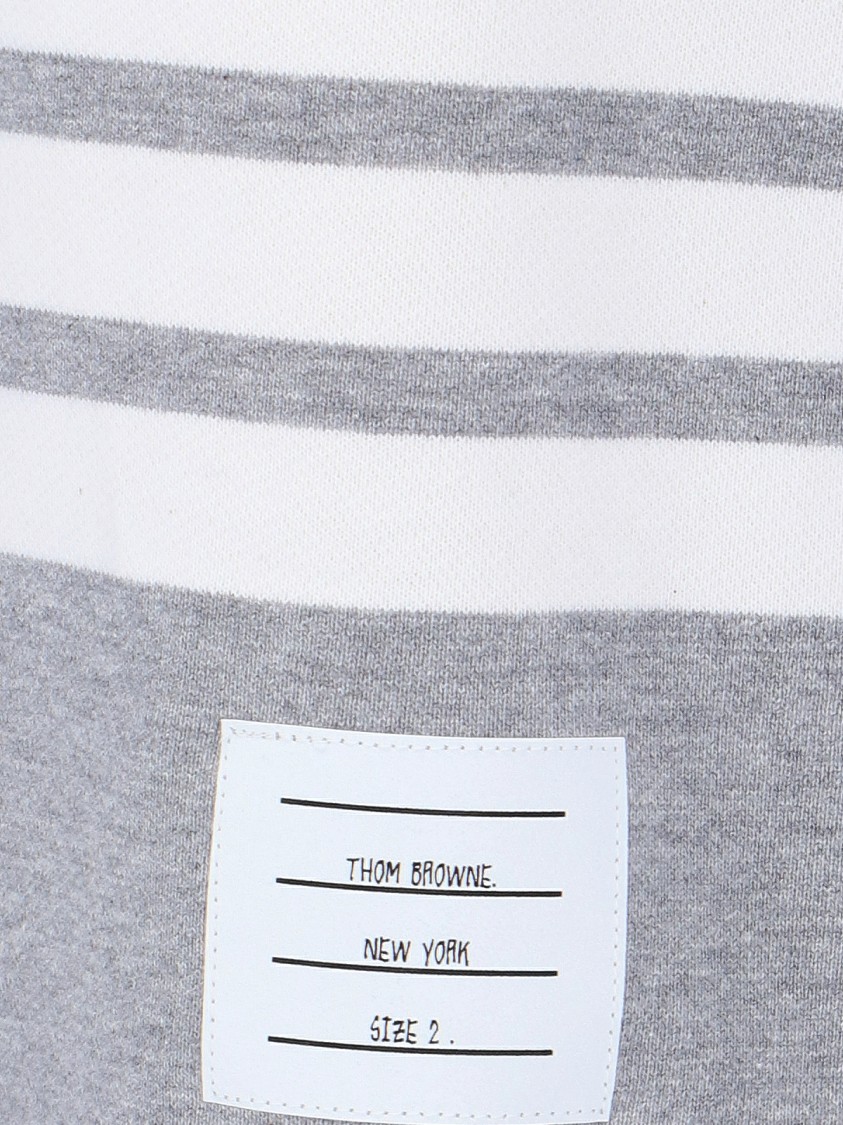 Thom Browne Men Classic Sweat Shorts With Engineered 4 Bar Stripes In Classic Loop Back