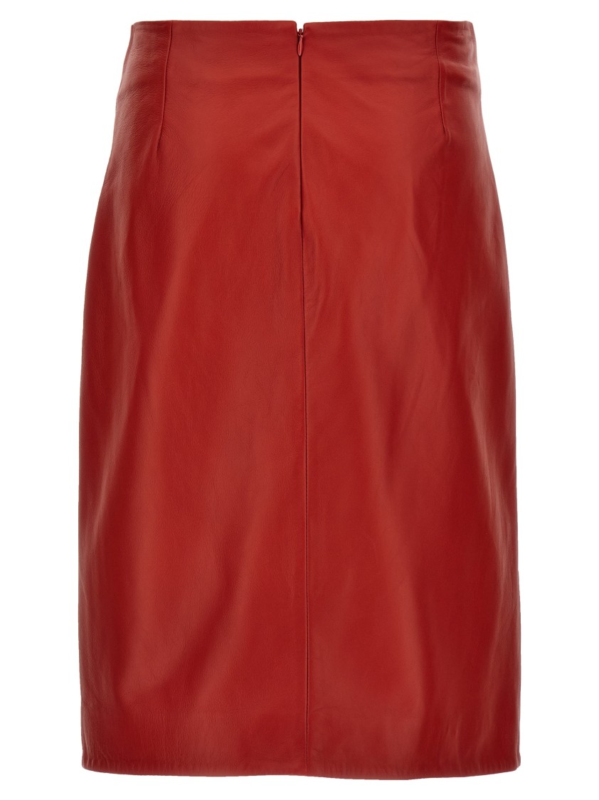 Loulou Studio Slit Skirt-36 Nd Loulou Female In Red