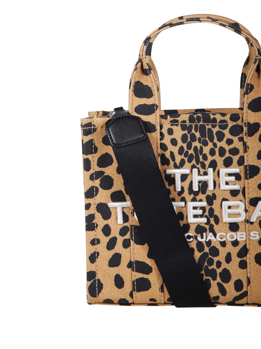 Marc Jacobs The Cheetah Medium Tote Bag Canvas In Brown