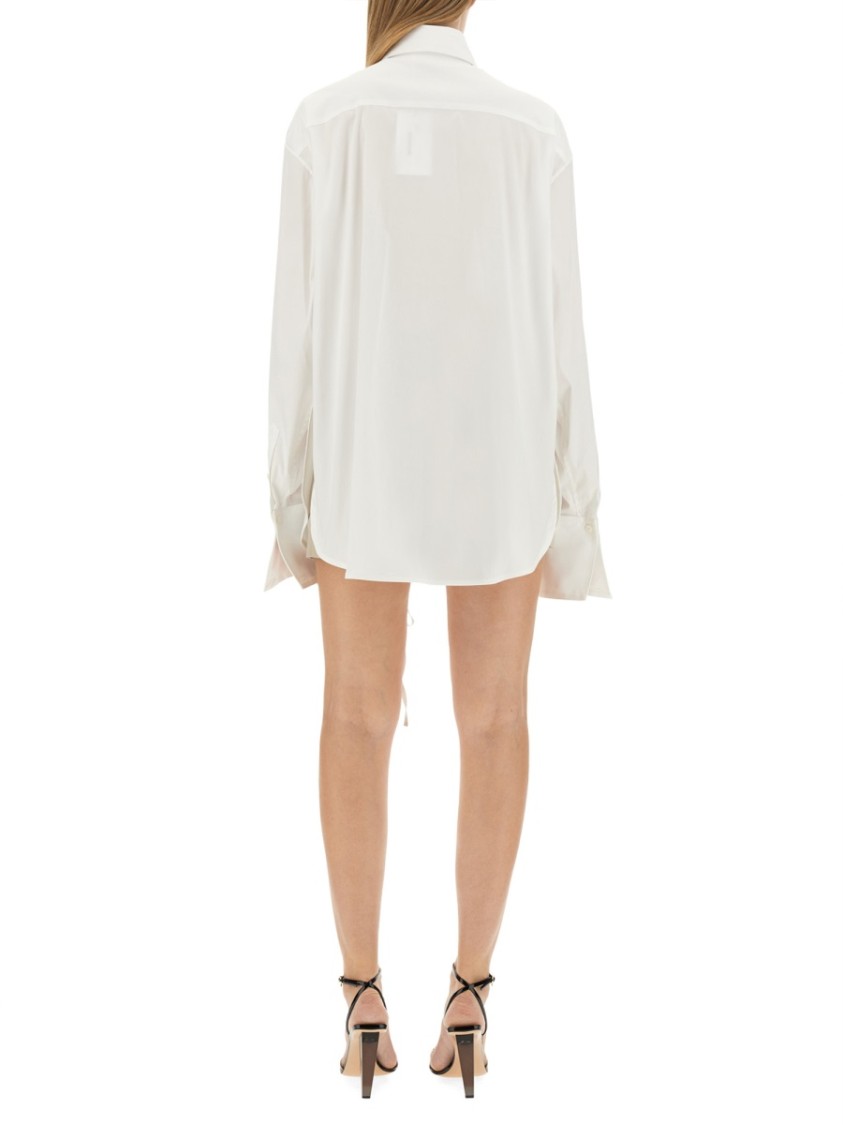 Shop Peter Do Relaxed Fit Drawstring Shirt