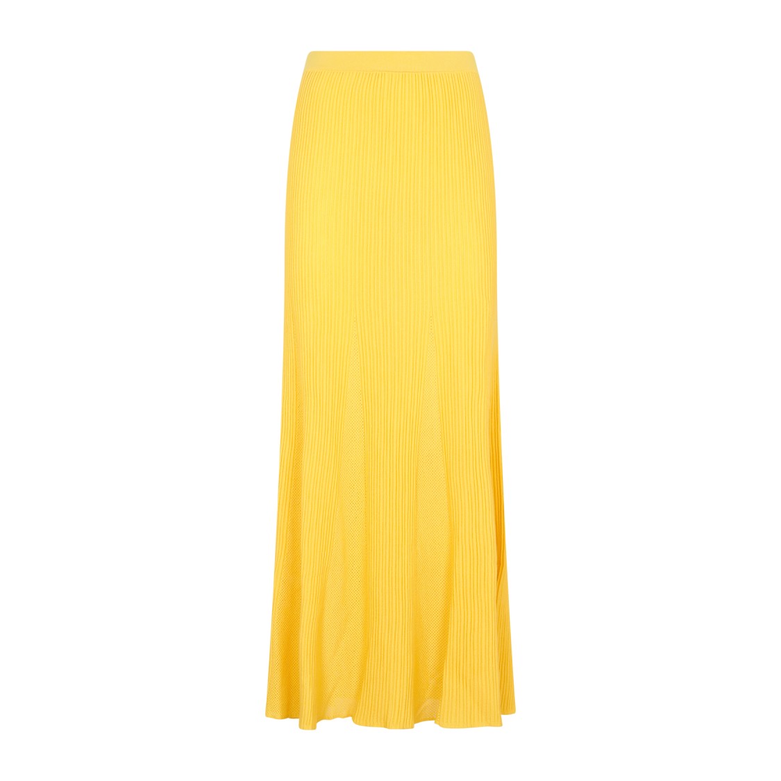 Gabriela Hearst Eula Pleated Midi Skirt In Gold