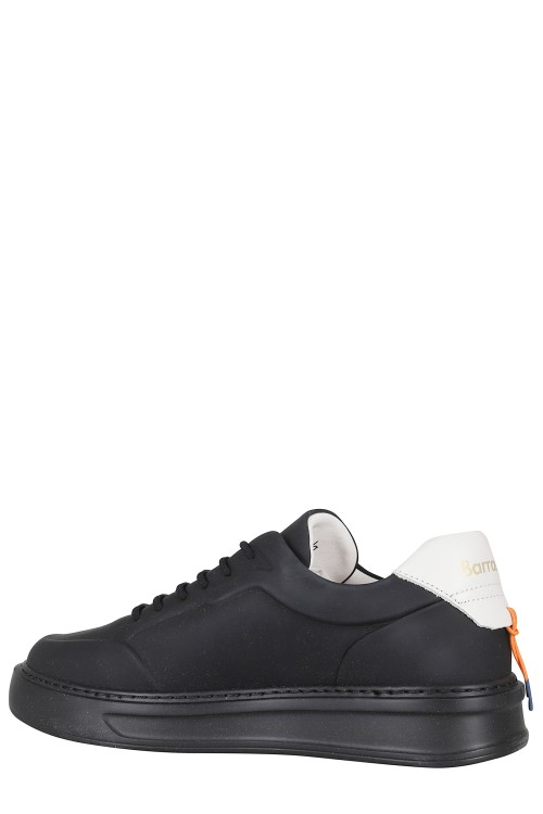 スニーカー Barracuda Black Leather Sneakers With Cushioned Sole Barracuda Black Leather With Cushioned Sole | THE LIST