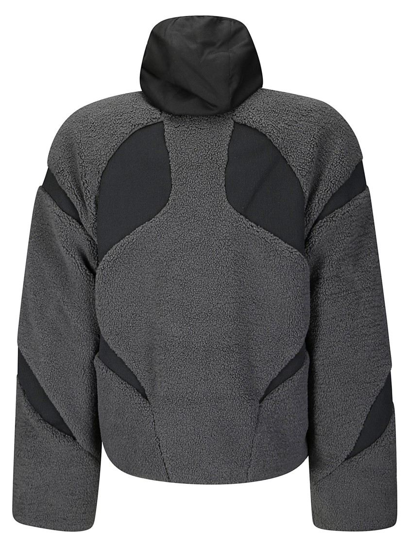 Heliot Emil Custos Fleece Jacket In Grey