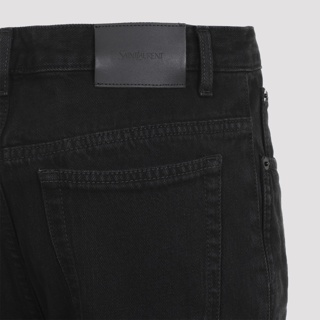 Saint Laurent Mid Rise Straight Jeans Women