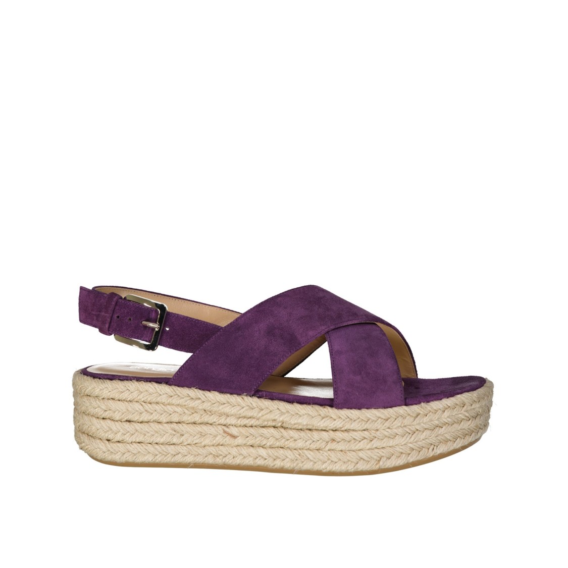 Sergio Rossi Leather Espadrilles In Neutrals