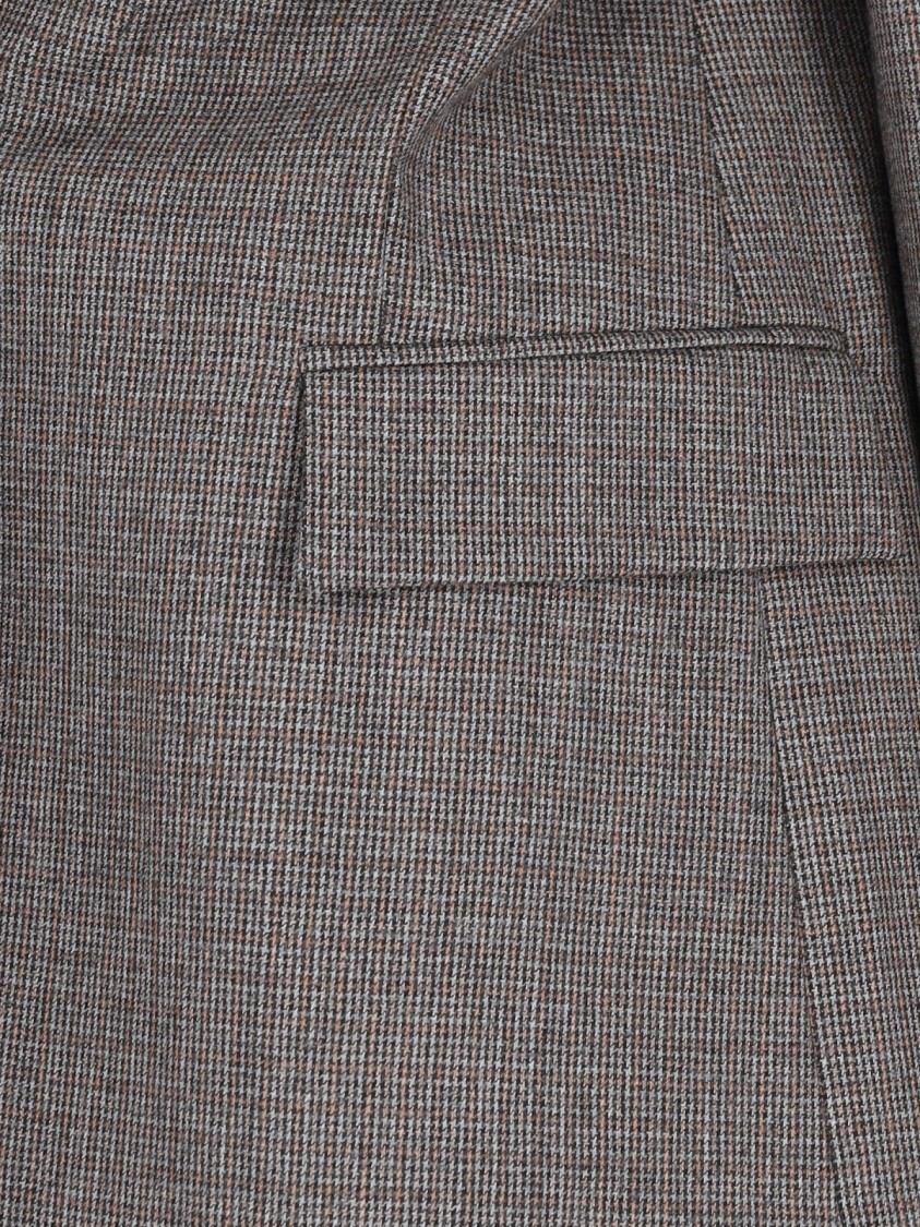 Stella Mccartney Ladies Grey Pinstripe Single-breasted Blazer In Grey