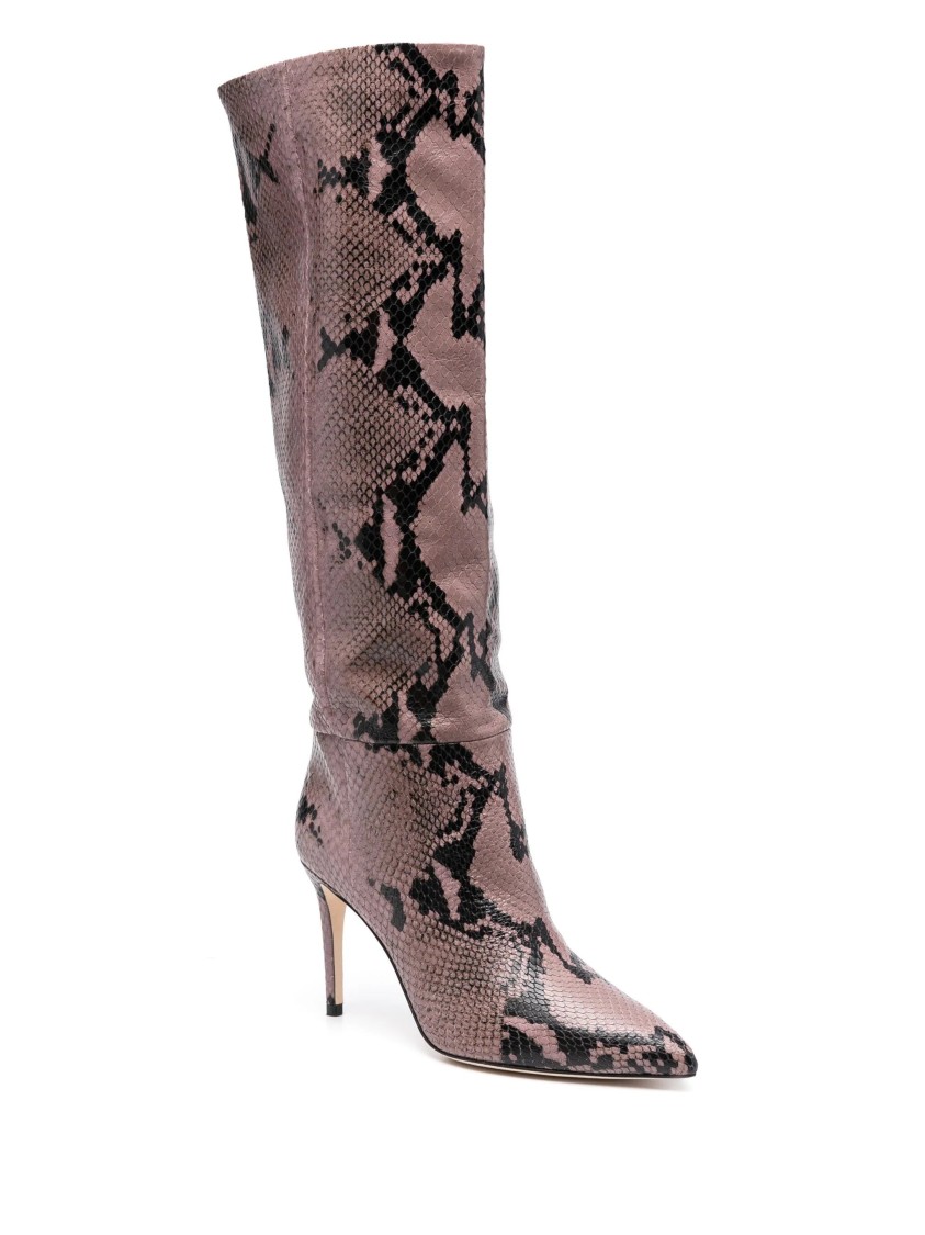 Paris Texas Stiletto Boot 85 In Brown