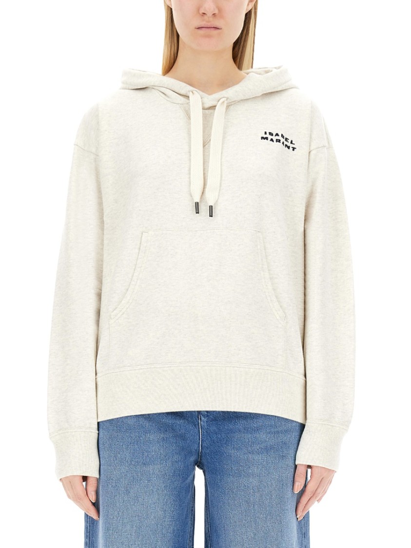 Isabel Marant Sweatshirt Woman Color Ecru In Neutrals