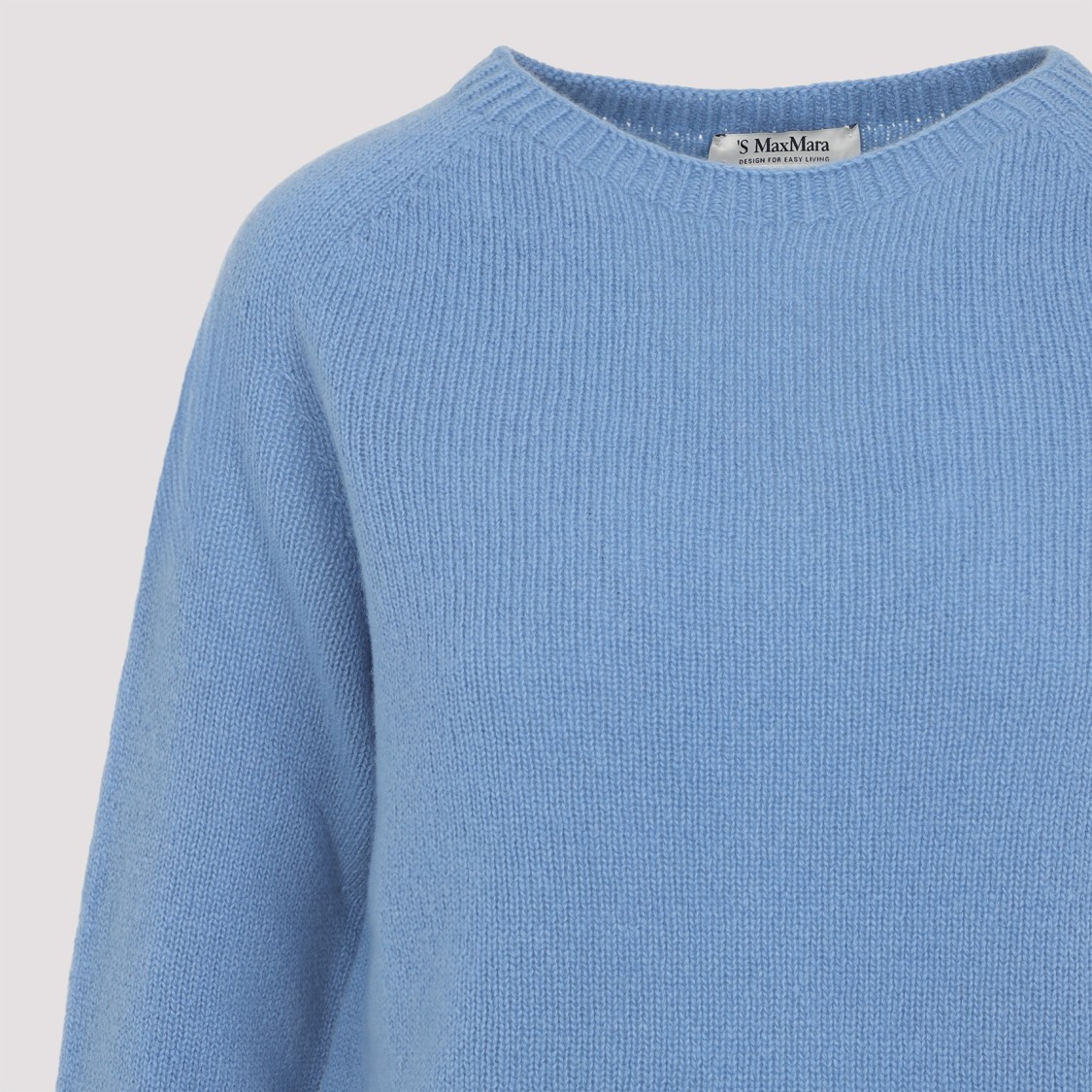 MAX MARA MAX MARA BLUE WOOL GEORG SWEATER