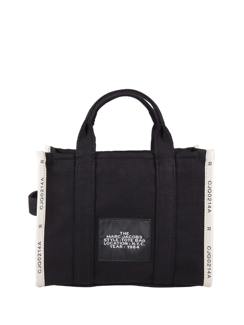 Marc Jacobs Structured Medium Tote With Dual Handles In Black