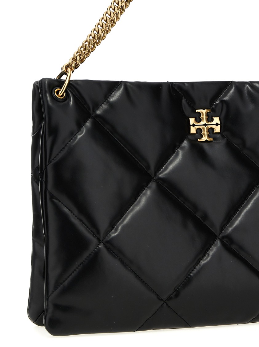 トートバッグ TORY BURCH 'Kira Diamond Quilt Hobo' shopping bag Black Tory Burch 'Kira Diamond Quilt Hobo' Shopping Bag in Black