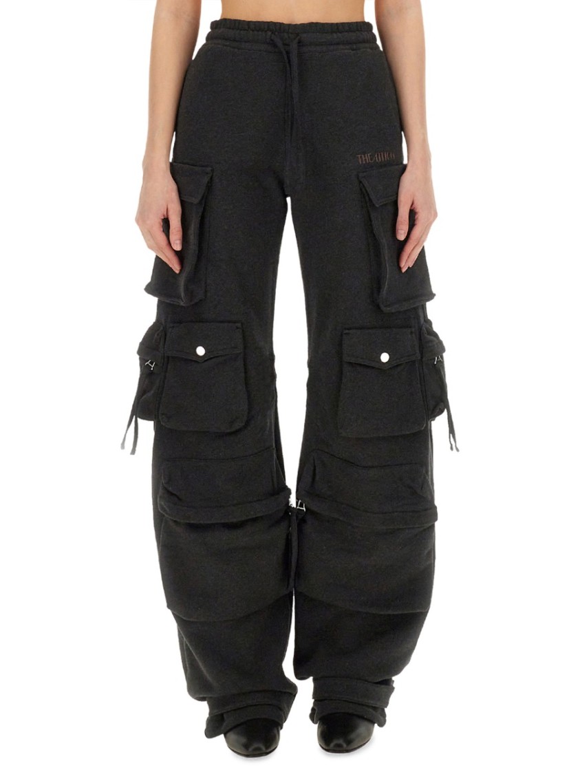 Shop Attico The Cargo Pants In Black