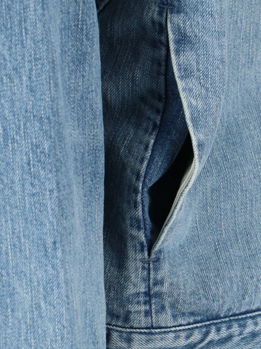 Fear Of God Denim Trucker Casual Jackets And Parka Blue In Blue