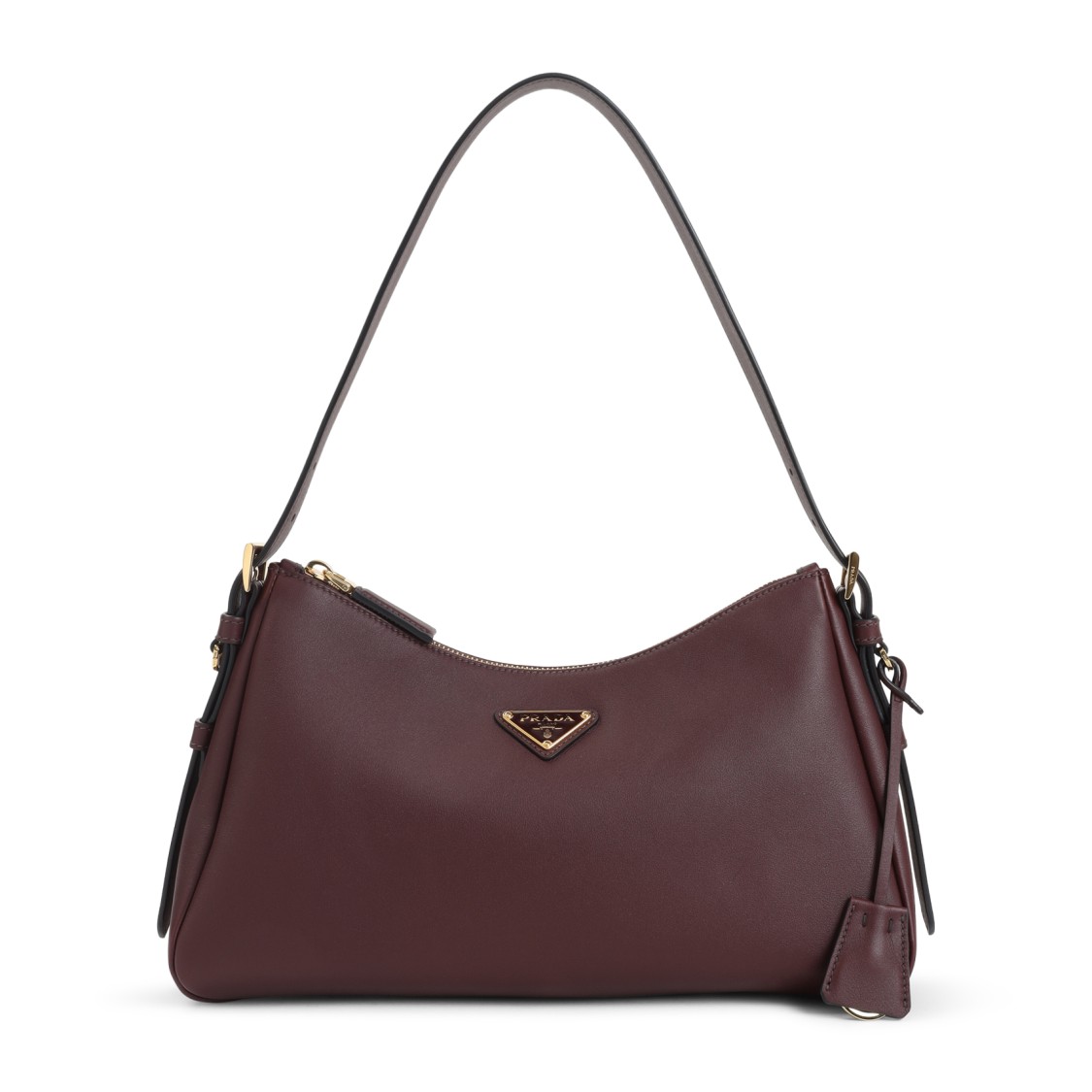 Prada Medium Aimee Shoulder Bag In Leather In Red