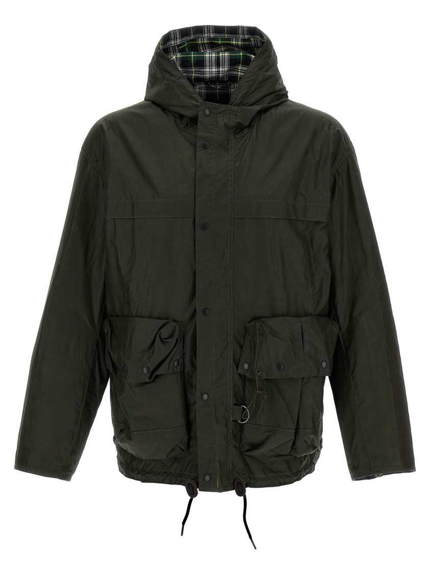 Barbour Modified Durham Short Casual Jackets And Parka In Green
