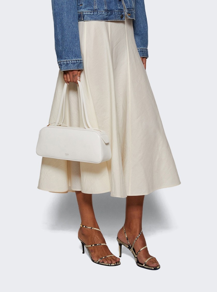 KHAITE KHAITE SIMONA SHOULDER BAG OPTIC WHITE