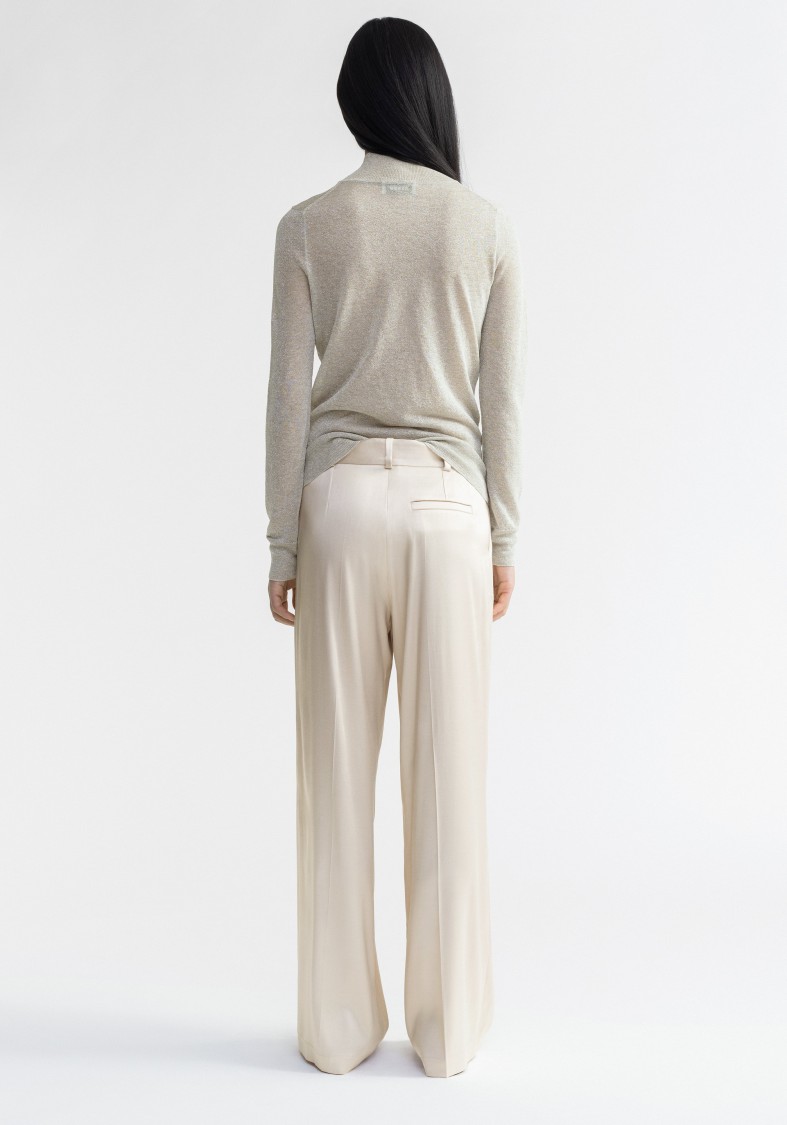 AERON AERON VASLAV - SPARKLY RIBBED TURTLENECK
