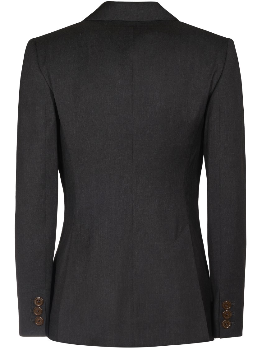 Vivienne Westwood Tailored Black Blazer With Notched Lapel In Black