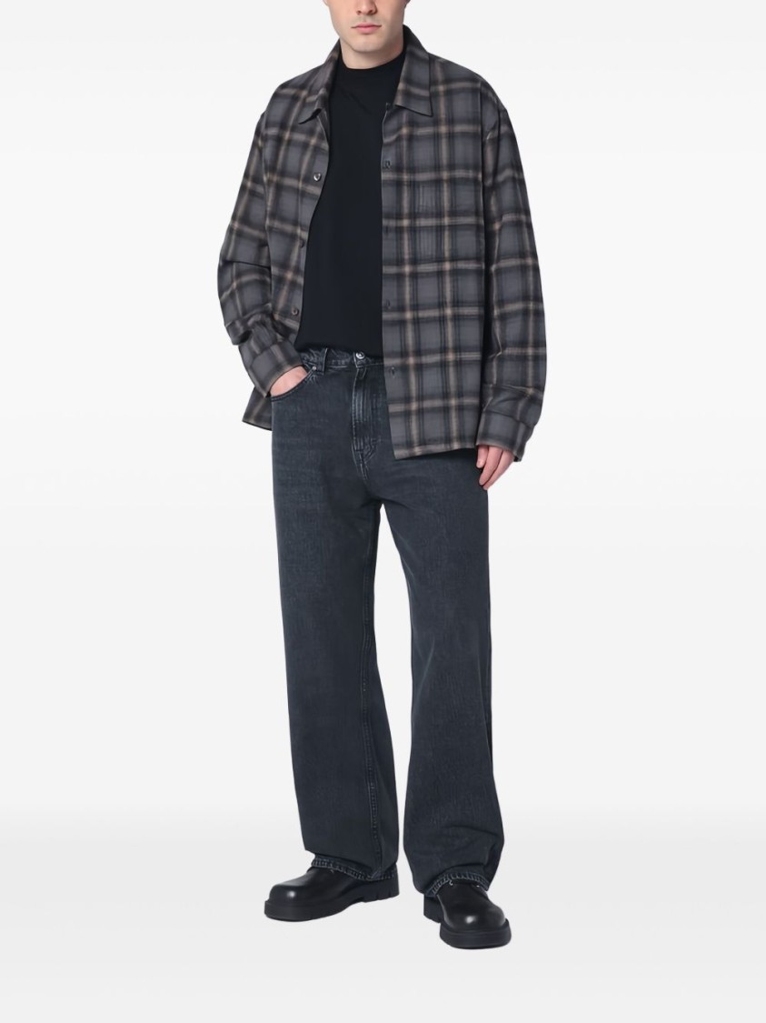 Our Legacy Charcoal Grey Third Cut Jeans In Blue