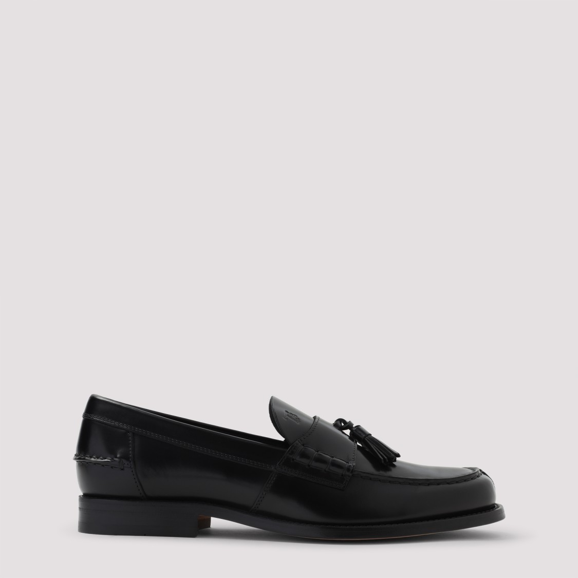 Tod's Black Nappa Leather Loafer In Black