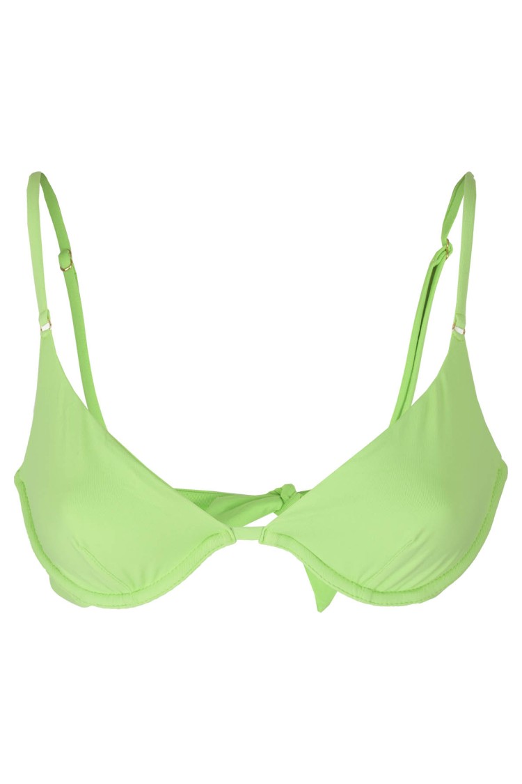 Melissa Odabash Lime Green Bikini Top In Green