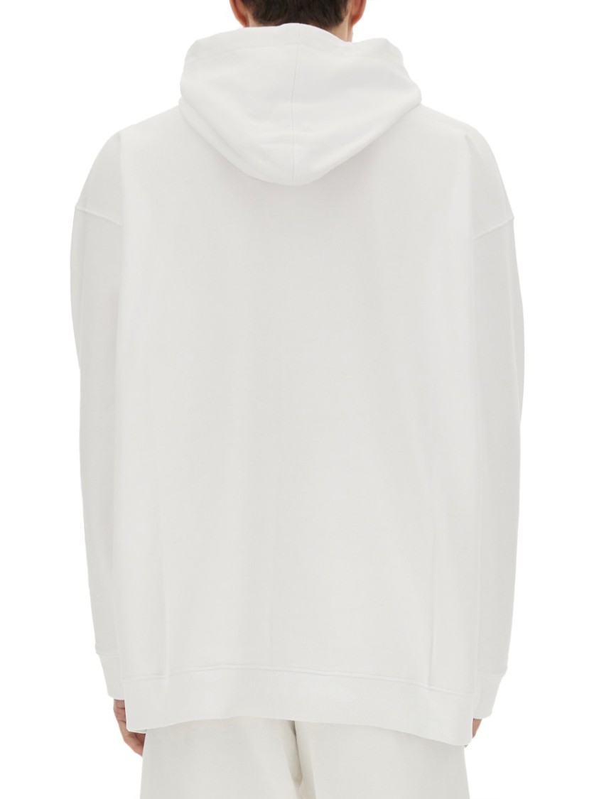 Moschino Couture Archive Message Hoodie In White | ModeSens