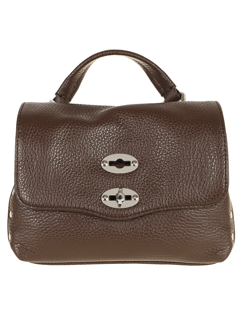 Zanellato Brown Postina Daily Giorno Baby Shoulder Bag In Brown