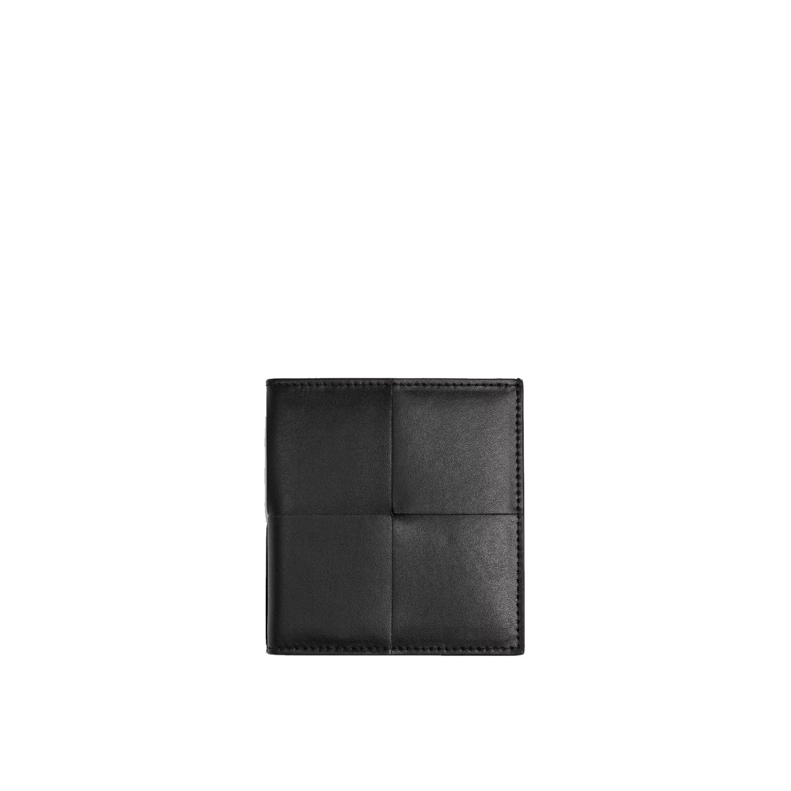 Shop Bottega Veneta Cassette Slim Bi-fold Wallet In Black