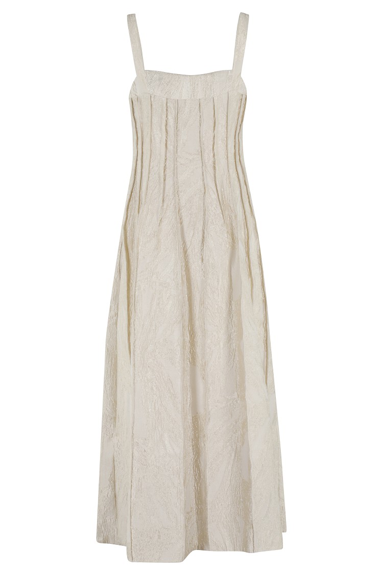 Shop Simkhai Maya Dress In Neutrals