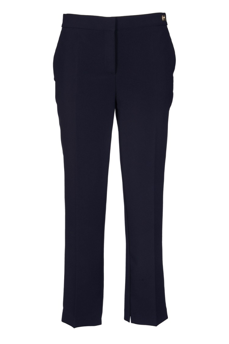 ELISABETTA FRANCHI ELISABETTA FRANCHI STRAIGHT-LEG TROUSERS WITH TAILORED SILHOUETTE 