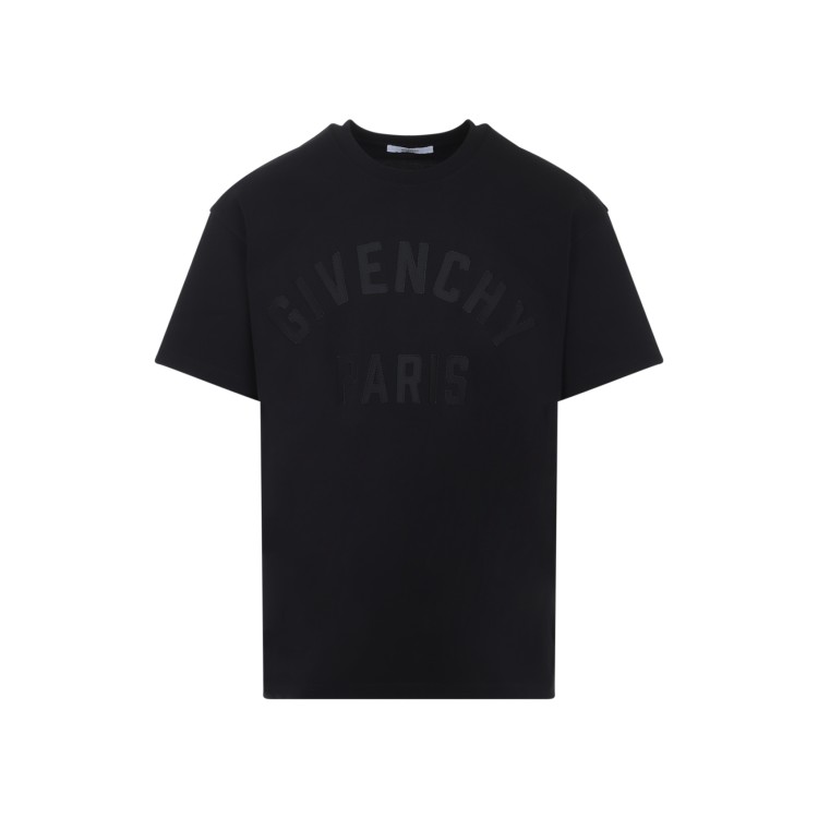 GIVENCHY ブラック Tシャツ Givenchy T-Shirt in Cotton with Stamp Print | Saks Fifth Avenue