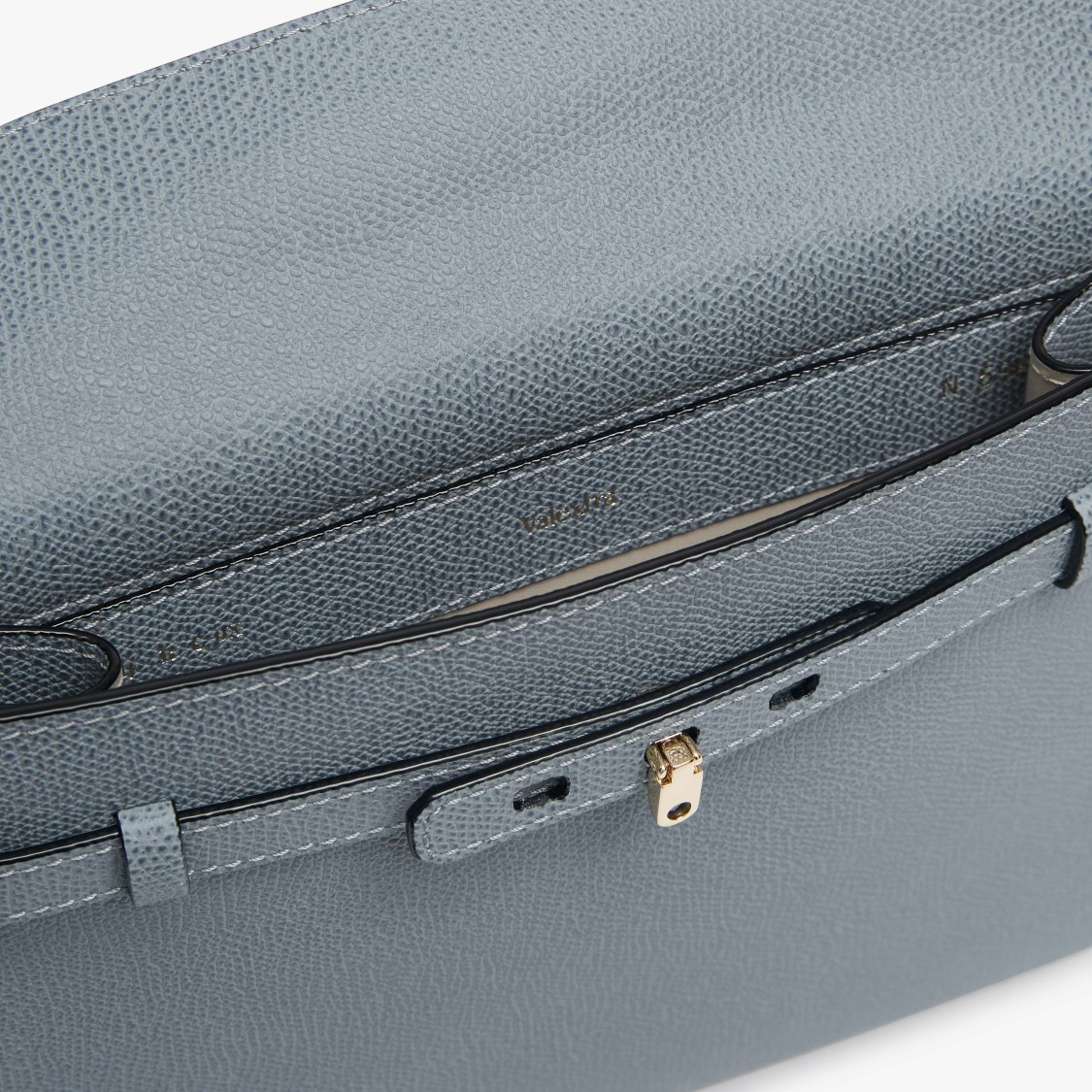 Valextra Brera B-tracollina Crossbody B In Gray