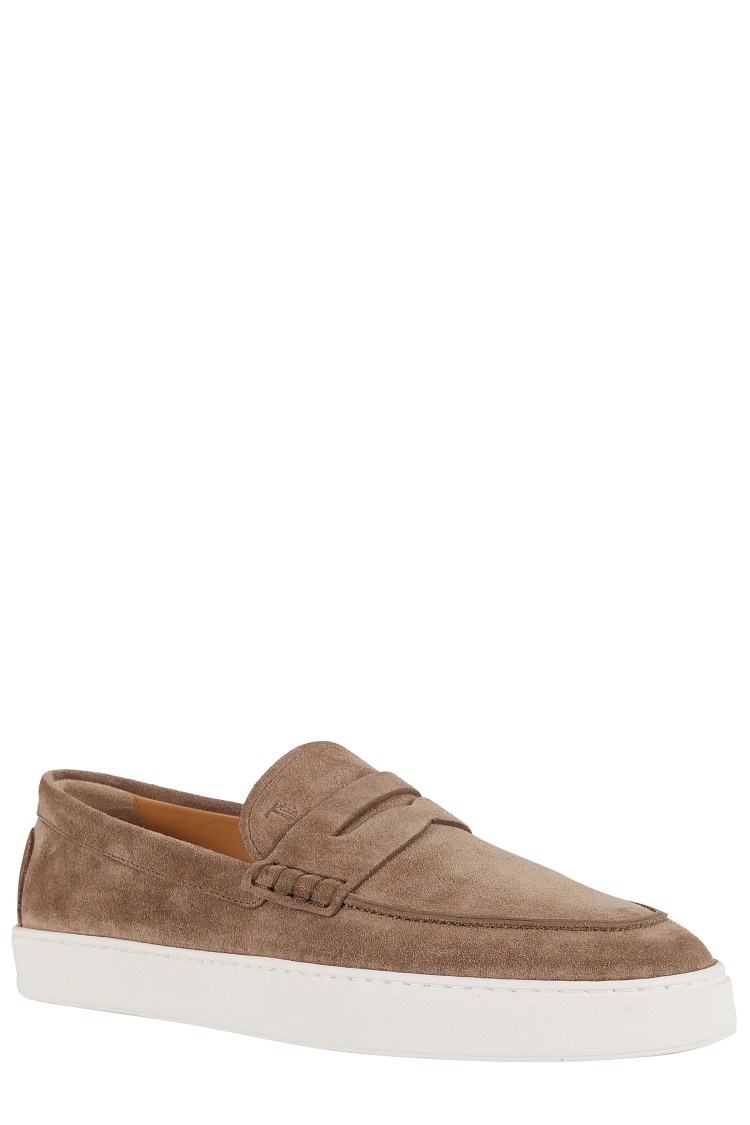 Tod's Torba Slip-on Loafers In Brown