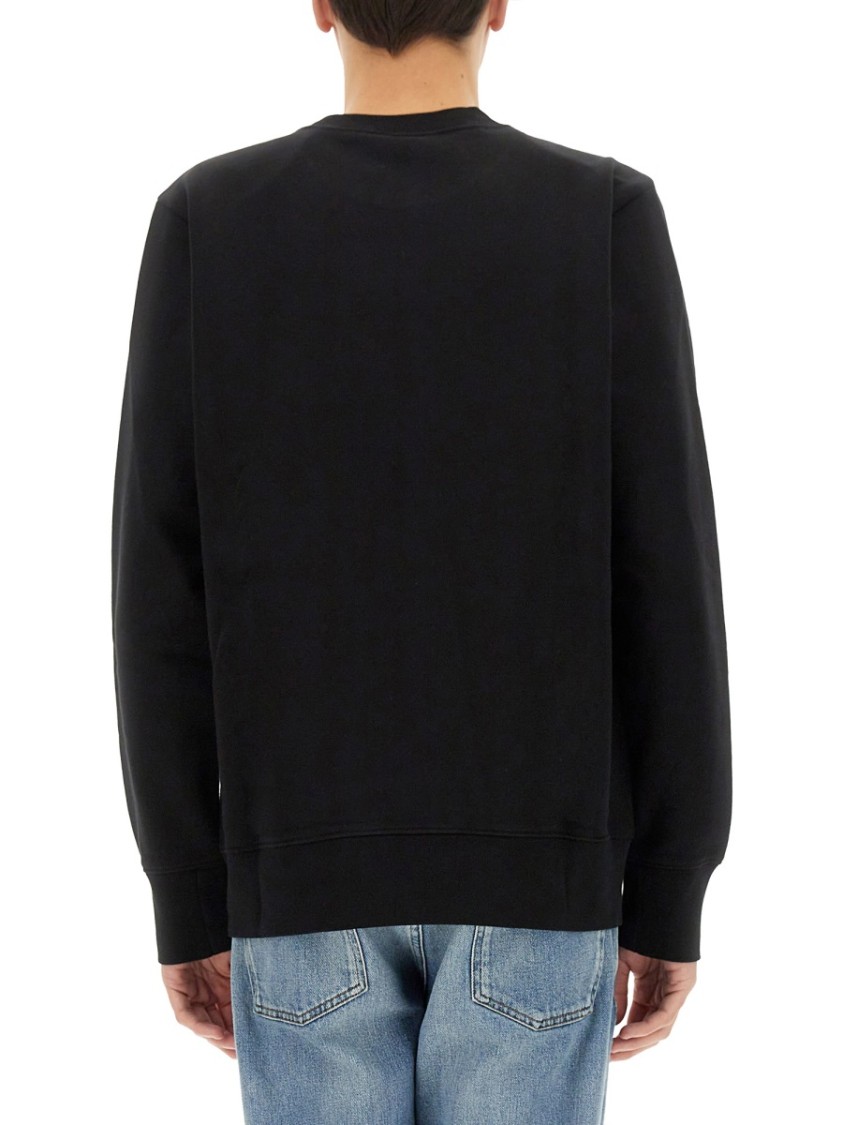 Shop Ps By Paul Smith Ps Paul Smith "skull Sketch" Print Sweatshirt In Black