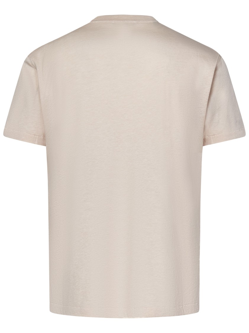 Tom Ford Pink Cotton Blend T-shirt In Pink