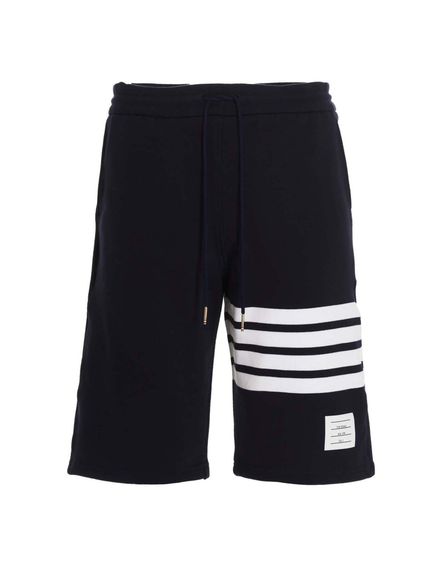 Thom Browne 4 Bar' Bermuda Shorts in Blue | THE LIST