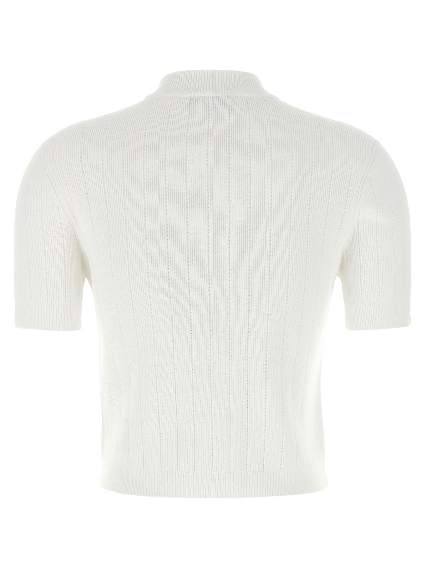 Balmain 'chiocciola' Cardigan In White