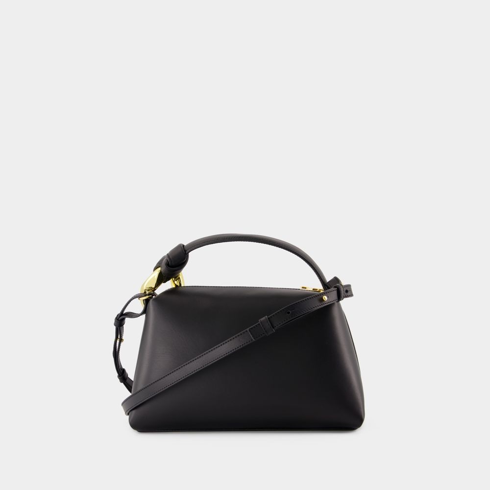 Jw Anderson J. W. Anderson The Jwa Corner Crossbody - Leather - Black In Black
