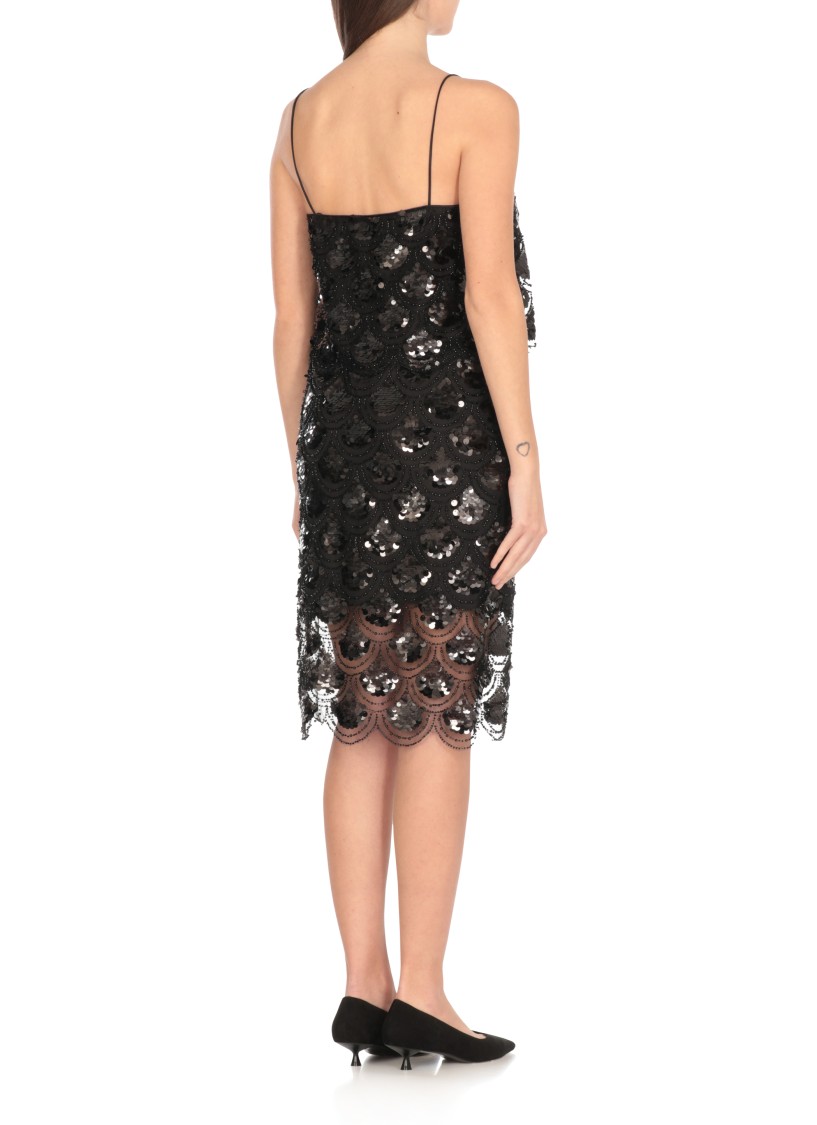 Shop Rotate Birger Christensen Rotate Black Cropped Top