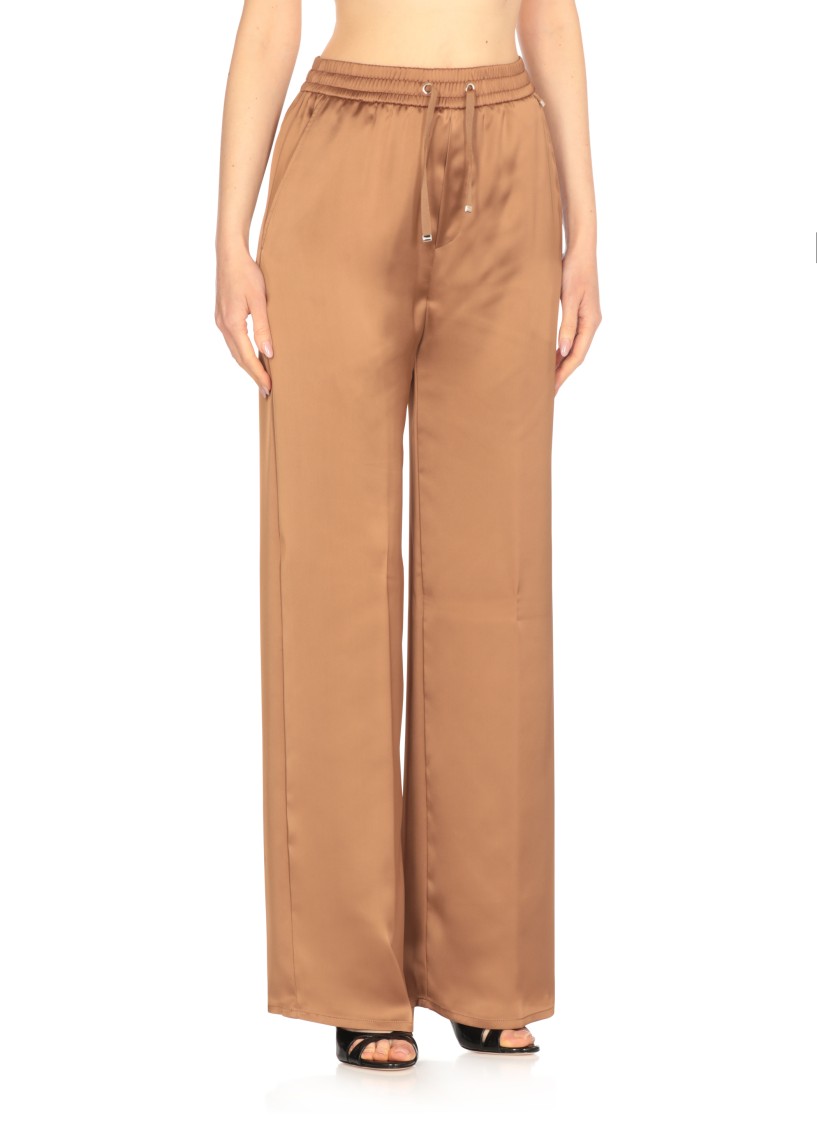 Herno Relaxed-fit Pants With Elasticized Waistband And Drawstring