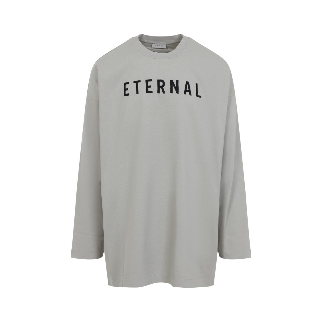 Fear Of God Dove Grey Cotton Eternal Long Sleeve Tee In Grey