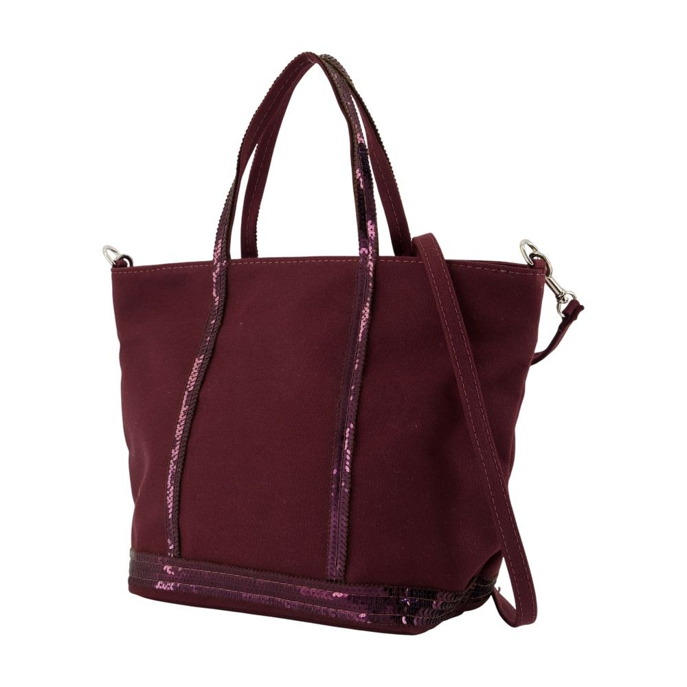 Vanessa Bruno S Shopper Bag - Cotton - Purple In Black