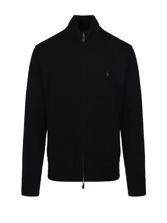 Polo Ralph Lauren High Collar Full Zip Sweater With Smooth