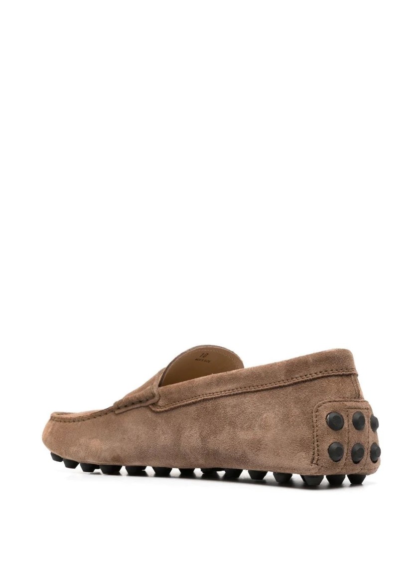 Tod's Gommino Macro Mocassins In Brown